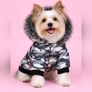 Petlife Dog Ski Parka Jacket With Removable Hood (DG10)